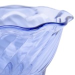 GET DD-50-BL Dessert Time 5 oz. Transparent Blue 3 3/4