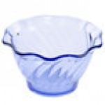 GET DD-50-BL Dessert Time 5 oz. Transparent Blue 3 3/4