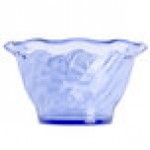 GET DD-50-BL Dessert Time 5 oz. Transparent Blue 3 3/4