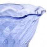 GET DD-50-BL Dessert Time 5 oz. Transparent Blue 3 3/4