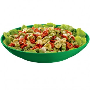 TableCraft CW3160GN 5.5 Qt. Green Cast Aluminum Pasta Bowl