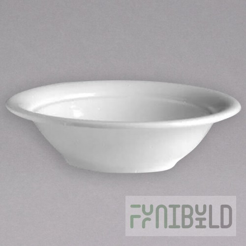 Hall China from Steelite International HL19260AWHA 60 oz. Ivory (American White) China Salad / Pasta Bowl - 6/Case