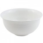 Bon Chef 5054 2.5 Qt. White Sandstone Finish Cast Aluminum Round Casserole Dish
