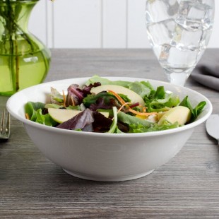 Bon Chef 1300001P Circles 32 oz. White Porcelain Bowl - 24/Case Bon Chef 1300001P Circles 32 oz. White Porcelain Bowl - 24/Case