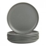10 Strawberry Street Double Line 36 oz. Round Matte Dark Gray Stoneware Dinner Bowl - 2/Case 10 Strawberry Street Double Line 36 oz. Round Matte Dark Gray Stoneware Dinner Bowl - 2/Case