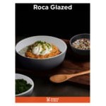 GET Roca Glazed 42 oz. Gray Melamine Low Street Bowl - 12/Case