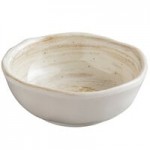 Elite Global Solutions D4238R Van Gogh Black 14 oz. Round Melamine Bowl - 6/Case