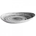 Elite Global Solutions D4238R Van Gogh Black 14 oz. Round Melamine Bowl - 6/Case