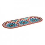APS Arabesque 23.7 oz. Multicolored Round Melamine Bowl - 12/Case