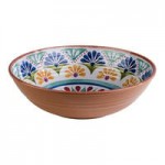 APS Arabesque 23.7 oz. Multicolored Round Melamine Bowl - 12/Case