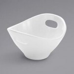 American Metalcraft 2.5 oz. Oval White Mini Melamine Bowl - 20/Case American Metalcraft 2.5 oz. Oval White Mini Melamine Bowl - 20/Case