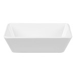 American Metalcraft MELRC3 Endurance 10 oz. Rectangular Shallow Melamine Serving Bowl