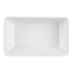 American Metalcraft MELRC3 Endurance 10 oz. Rectangular Shallow Melamine Serving Bowl