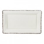 American Metalcraft AWMSQ117 Endurance 228 oz. Square Melamine Serving Bowl - Antique White American Metalcraft AWMSQ117 Endurance 228 oz. Square Melamine Serving Bowl - Antique White