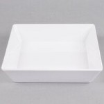 American Metalcraft AWMSQ117 Endurance 228 oz. Square Melamine Serving Bowl - Antique White American Metalcraft AWMSQ117 Endurance 228 oz. Square Melamine Serving Bowl - Antique White