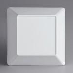 Acopa Rittenhouse 112 oz. Square White Melamine Bowl - 12/Case