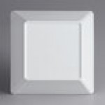 Acopa Rittenhouse 112 oz. Square White Melamine Bowl - 12/Case
