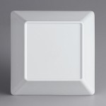 Acopa Rittenhouse 112 oz. Square White Melamine Bowl - 12/Case
