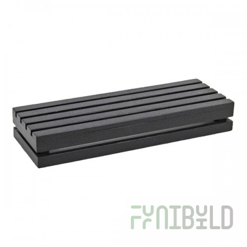 Cal-Mil 1943-3-96 Midnight Rectangle Crate Riser - 20