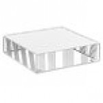 Cal-Mil 432-3-15 Portland White Wire Square Riser - 12