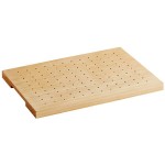 Acopa Mesa 120 Hole Natural Wood Skewer / Cake Pop Holder