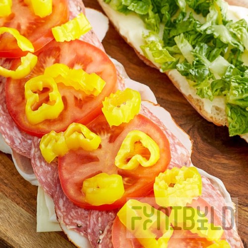 Hometown Provisions Mild Banana Pepper Rings 1 Gallon - 4/Case