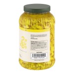 Hometown Provisions Mild Banana Pepper Rings 1 Gallon - 4/Case Hometown Provisions Mild Banana Pepper Rings 1 Gallon - 4/Case