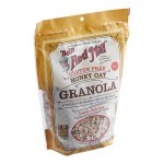 Bob's Red Mill Gluten-Free Honey Oat Granola 12 oz. - 4/Case Bob's Red Mill Gluten-Free Honey Oat Granola 12 oz. - 4/Case