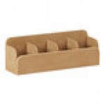 Cal-Mil Renew Faux Wood 4-Compartment Condiment Organizer Cal-Mil Renew Faux Wood 4-Compartment Condiment Organizer