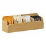 Cal-Mil Renew Faux Wood 4-Compartment Condiment Organizer Cal-Mil Renew Faux Wood 4-Compartment Condiment Organizer