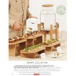 Cal-Mil Renew Faux Wood 4-Compartment Condiment Organizer Cal-Mil Renew Faux Wood 4-Compartment Condiment Organizer