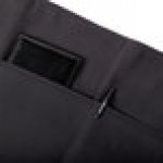 Chef Revival Black Polyester Customizable Waist Apron with 3 Pockets - 12