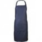 Mercer Culinary M61110NB Genesis® Navy Blue Poly-Cotton Bib Apron with Adjustable Neck and 1 Pocket - 33 Mercer Culinary M61110NB Genesis® Navy Blue Poly-Cotton Bib Apron with Adjustable Neck and 1 Pocket - 33