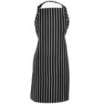 Mercer Culinary M61110NB Genesis® Navy Blue Poly-Cotton Bib Apron with Adjustable Neck and 1 Pocket - 33 Mercer Culinary M61110NB Genesis® Navy Blue Poly-Cotton Bib Apron with Adjustable Neck and 1 Pocket - 33