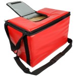 Sterno 70540 Red Medium Stadium Insulated Food Carrier, 18
