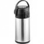 Acopa 2.5 Liter Stainless Steel Lined Airpot with Push Button