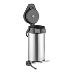 Acopa 2.5 Liter Stainless Steel Lined Airpot with Push Button