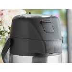 Acopa 2.5 Liter Stainless Steel Lined Airpot with Push Button