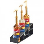 Cal-Mil Classic Black Plastic 3-Tier Cup / Lid Organizer 23187-13 Cal-Mil Classic Black Plastic 3-Tier Cup / Lid Organizer 23187-13