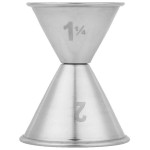 American Metalcraft J263 1.25 oz. & 2 oz. Stainless Steel Jigger