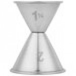 American Metalcraft J263 1.25 oz. & 2 oz. Stainless Steel Jigger