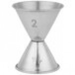 American Metalcraft J263 1.25 oz. & 2 oz. Stainless Steel Jigger