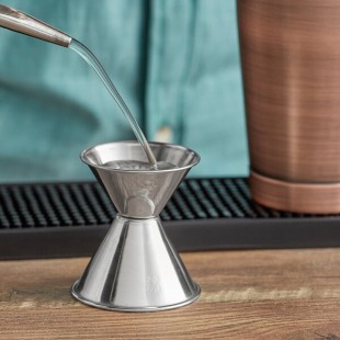 Acopa 1 oz. & 1.5 oz. Stainless Steel Classic Jigger Acopa 1 oz. & 1.5 oz. Stainless Steel Classic Jigger