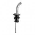 Acopa Angled Stainless Steel Liquor Speed Pourer - 12/Pack Acopa Angled Stainless Steel Liquor Speed Pourer - 12/Pack