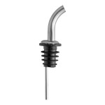 Acopa Angled Stainless Steel Liquor Speed Pourer - 12/Pack Acopa Angled Stainless Steel Liquor Speed Pourer - 12/Pack