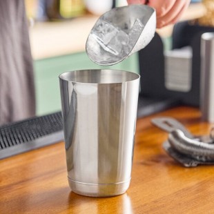 TableCraft 16 oz. Stainless Steel Cocktail Shaker Tin 76