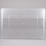 Rubbermaid® FG330200CLR Clear Polycarbonate Food Storage Box Lid - 26