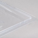 Rubbermaid® FG330200CLR Clear Polycarbonate Food Storage Box Lid - 26