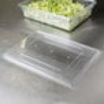 Rubbermaid® FG330200CLR Clear Polycarbonate Food Storage Box Lid - 26