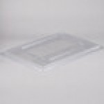 Rubbermaid® FG330200CLR Clear Polycarbonate Food Storage Box Lid - 26